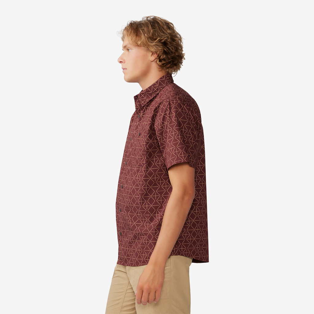 Mountain Hardwear M Big Cottonwood Hemd für Herren in ROT