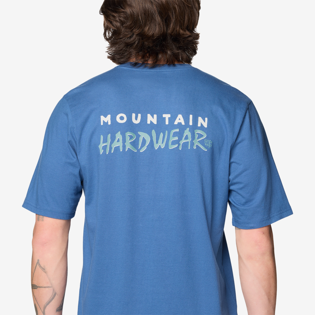 Mountain Hardwear M MHW 90s Type Tilt Graphic SS in BLAU