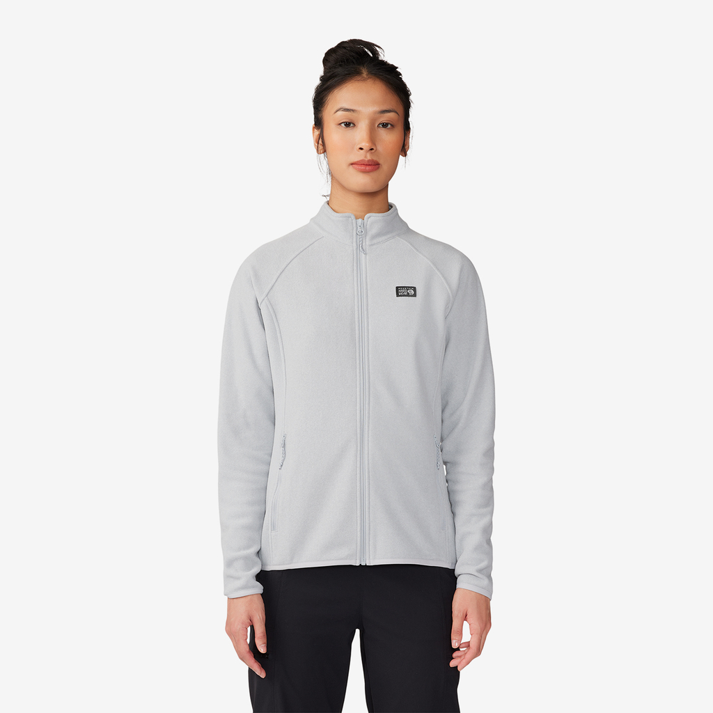 Mountain Hardwear W Microchill™ Full Zip Jacket in GRAU