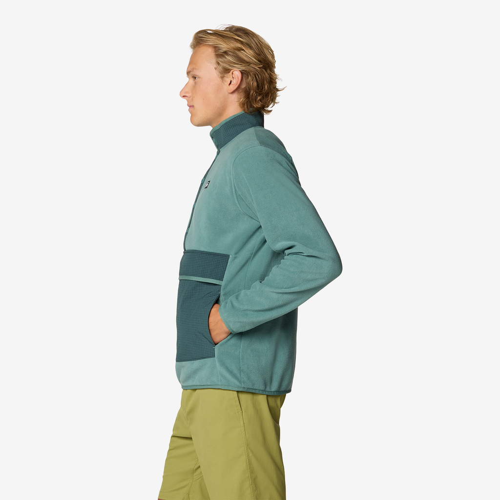 Mountain Hardwear M Microchill™ Snap Pullover in BLAU