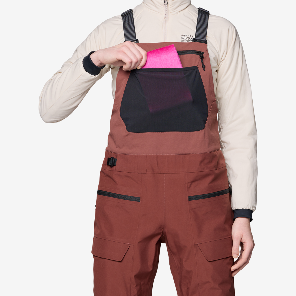 Mountain Hardwear W Boundary Ridge™ GORE-TEX Bib in BRAUN