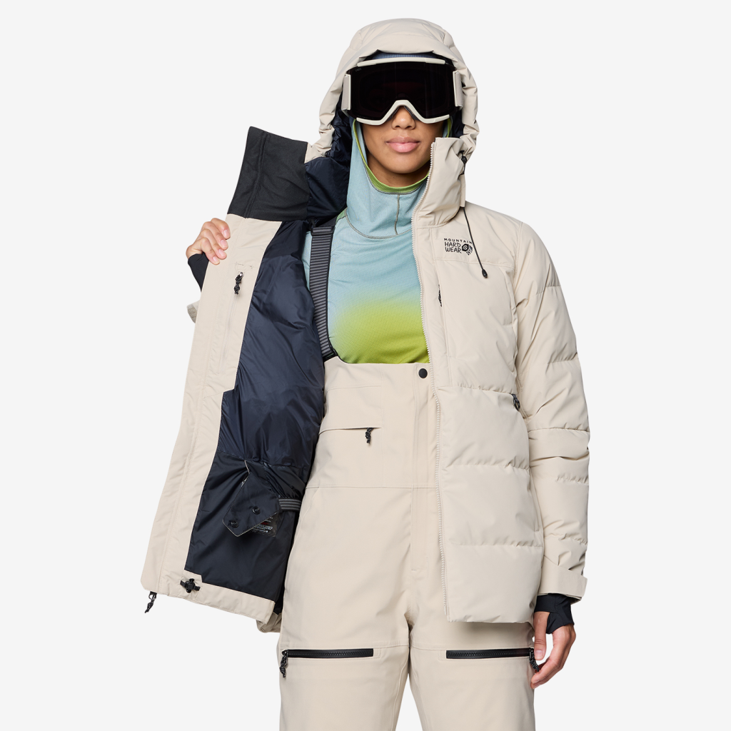 Mountain Hardwear W Powder Maven™ Down Jacket in BEIGE