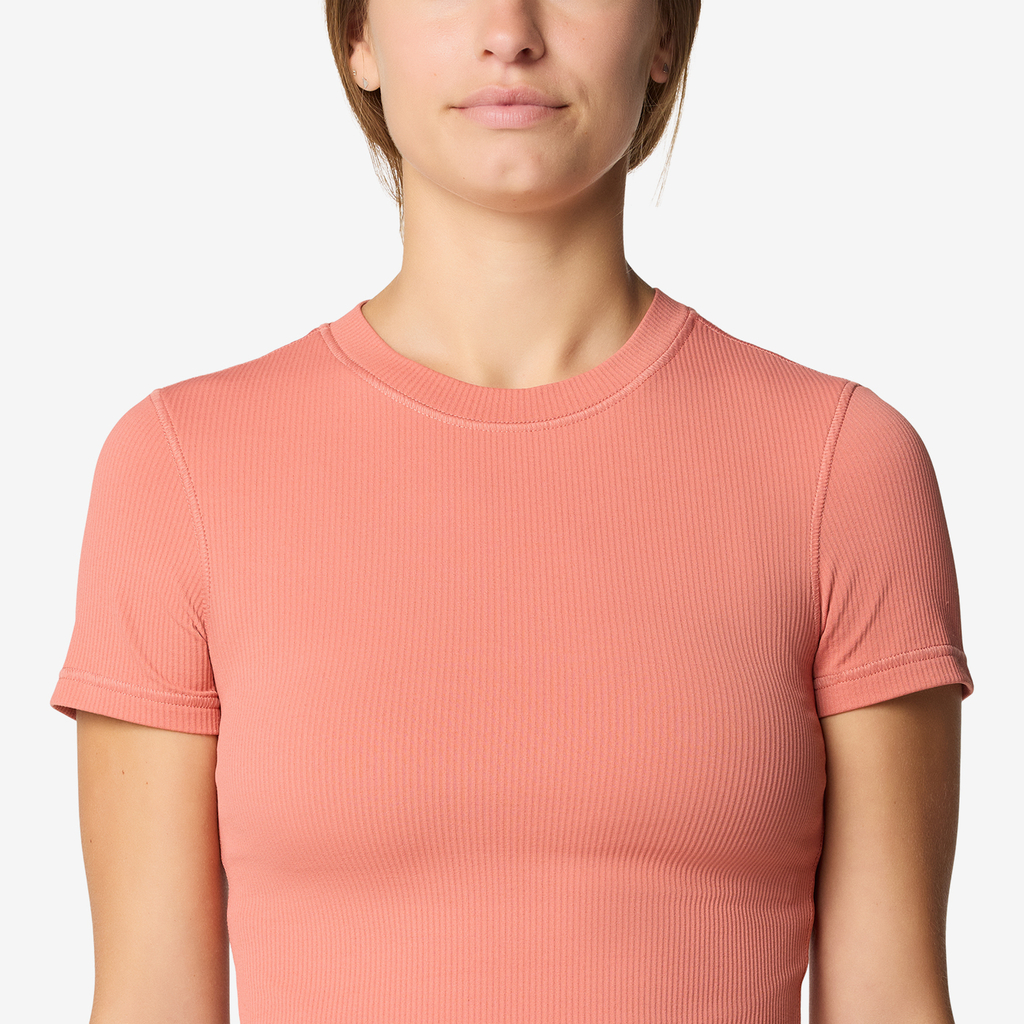 Mountain Hardwear W Peak Knit™ Short Sleeve in PINK