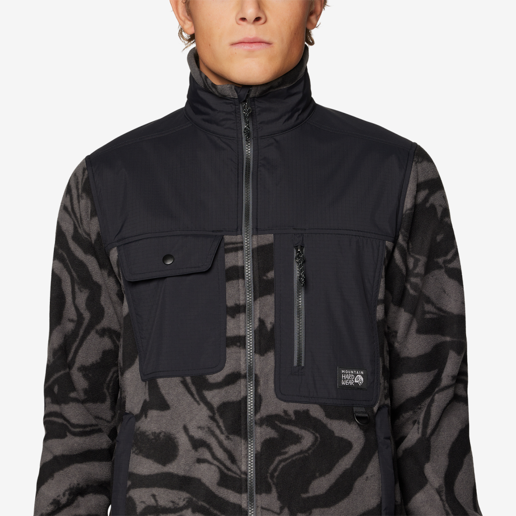 Mountain Hardwear M First Tracks™ Fleece Full Zip Jacket in SCHWARZ