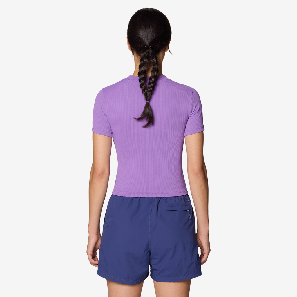 Mountain Hardwear W Peak Knit™ Short Sleeve in VIOLETT