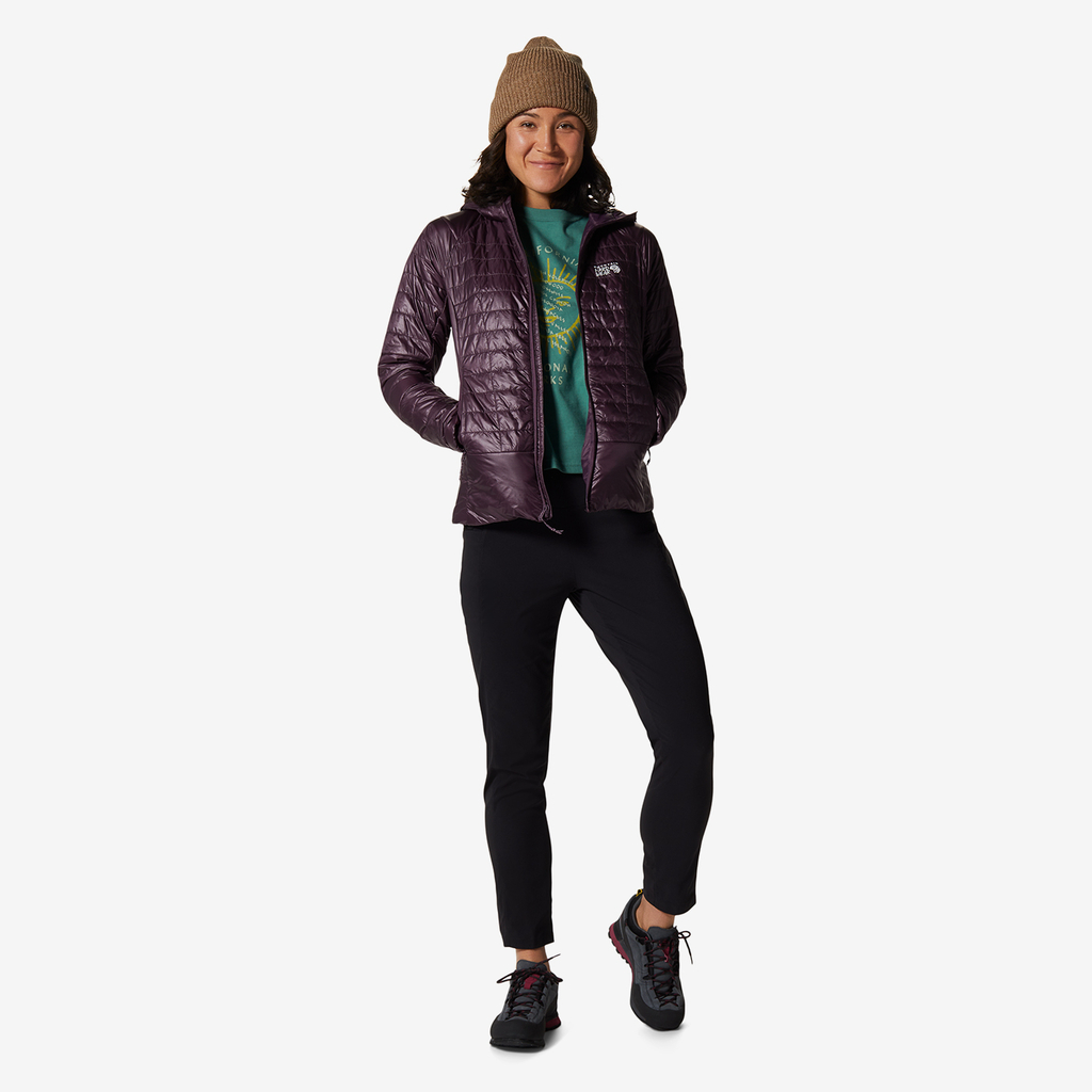 Mountain Hardwear W Dynama™ High Rise Ankle Pant in SCHWARZ