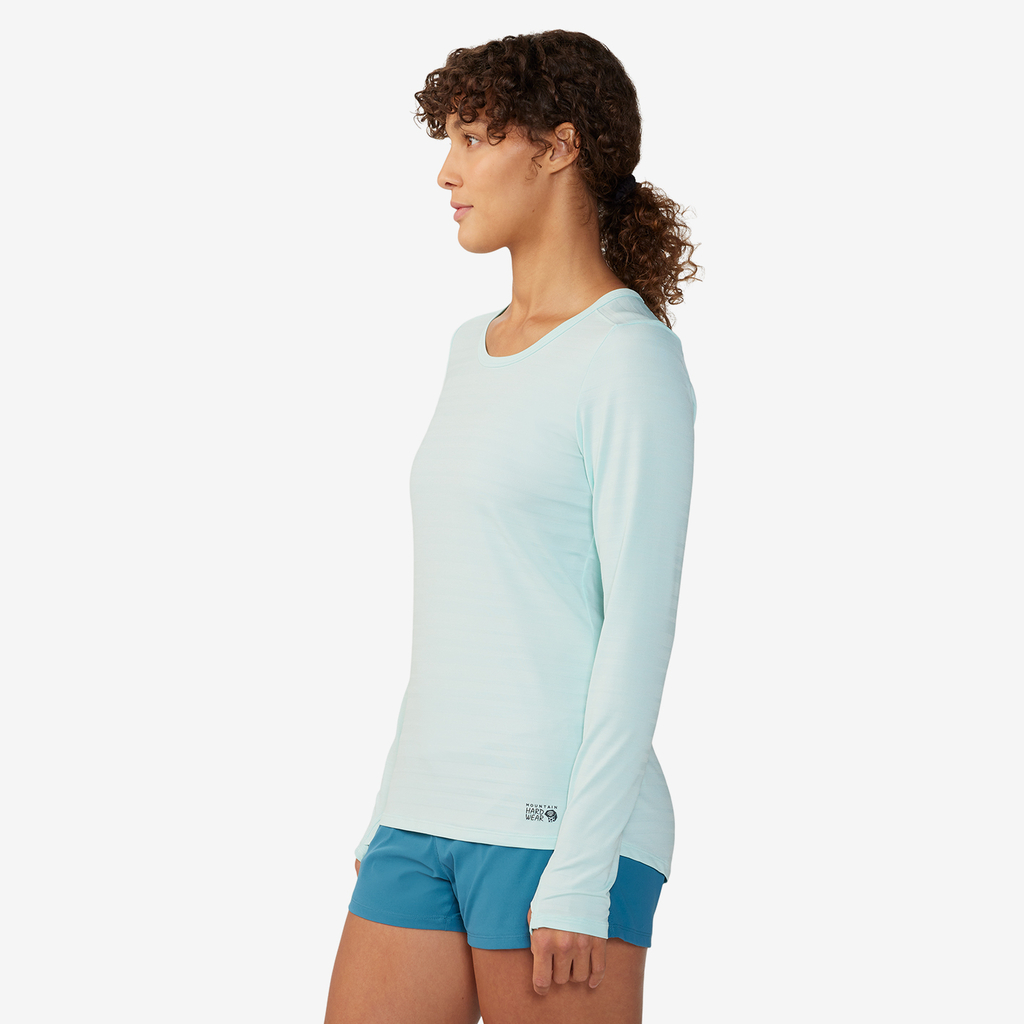 Mountain Hardwear W Mighty Stripe™ Long Sleeve in BLAU