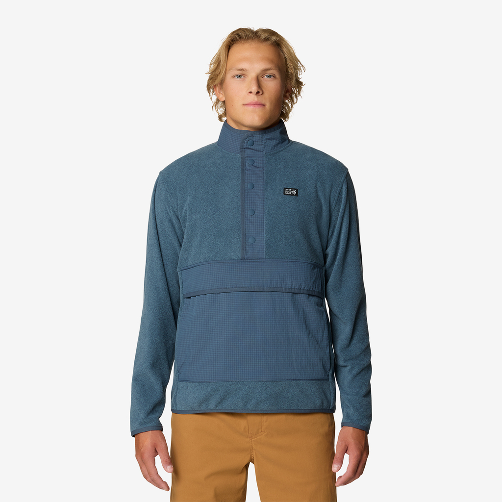 Mountain Hardwear M Microchill™ Snap Pullover in BLAU
