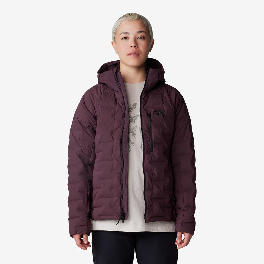 Mountain Hardwear W Stretchdown™ Hoody in VIOLETT