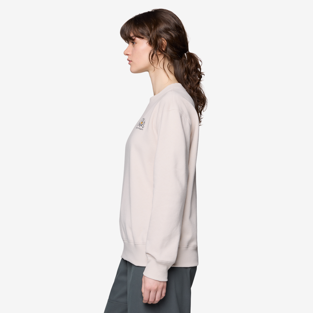 Mountain Hardwear W Seek Floral™ Pullover Crew in BEIGE