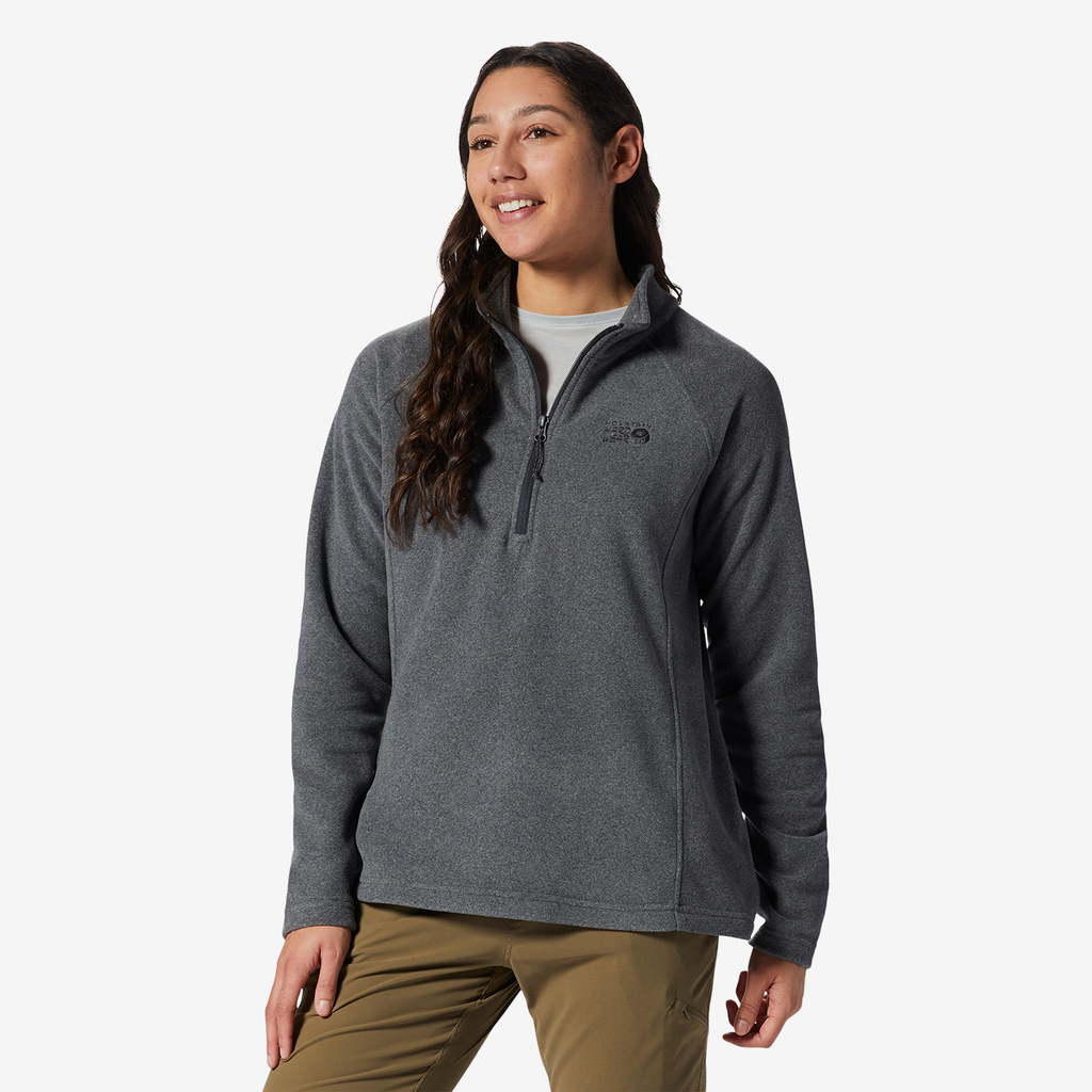 Mountain Hardwear W Polartec® Microfleece 1/4 Zip in GRAU