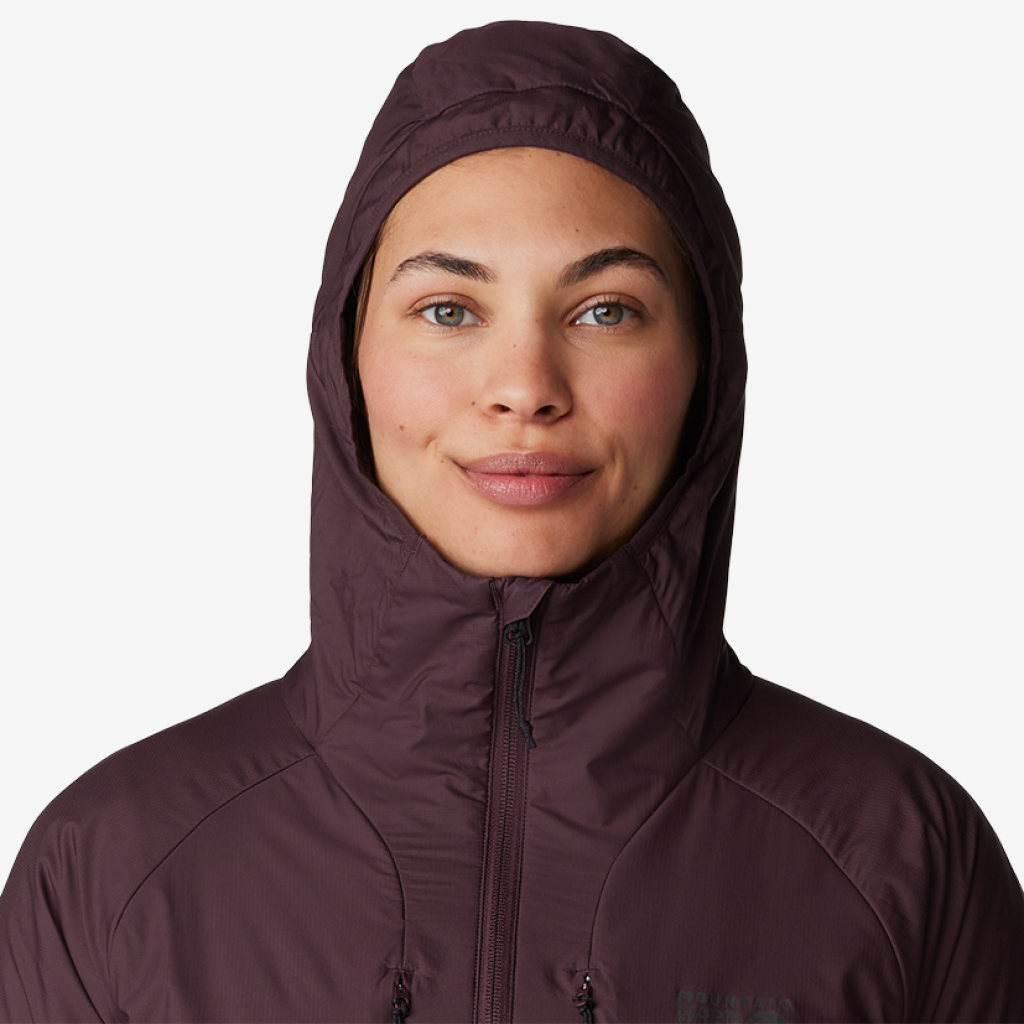 Mountain Hardwear W Kor AirShell™ Warm Hoody in VIOLETT