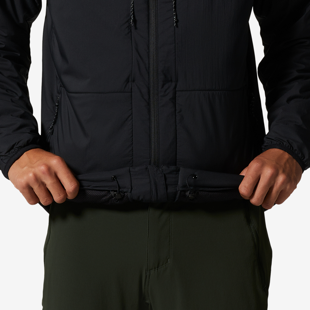 Mountain Hardwear M Kor AirShell™ Warm Hoody in SCHWARZ