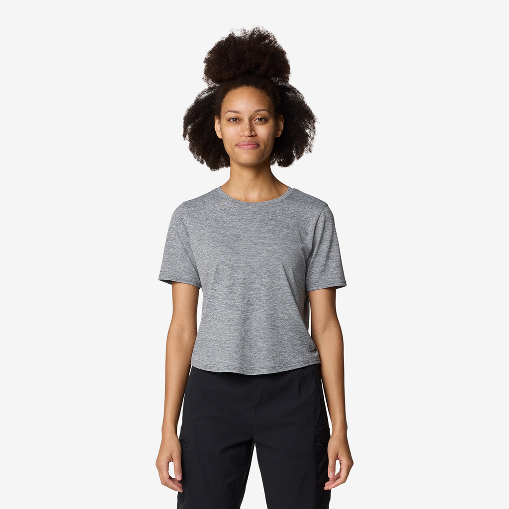 Mountain Hardwear W Sunblocker™ Short Sleeve in SCHWARZ