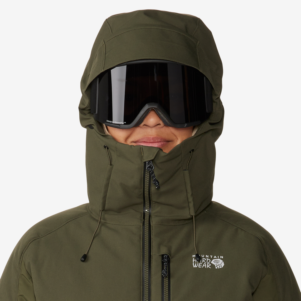 Mountain Hardwear W Powder Down Jacket in GRÜN