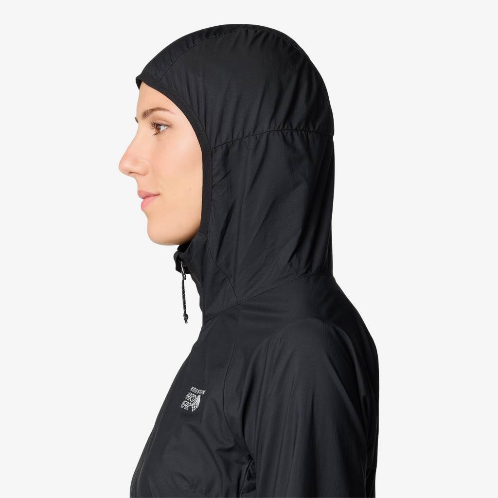 Mountain Hardwear W Kor AirShell™ Hoody in SCHWARZ
