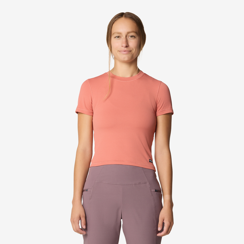 Mountain Hardwear W Peak Knit™ Short Sleeve in PINK