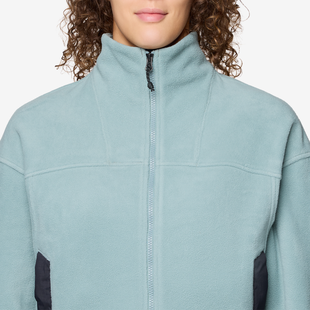 Mountain Hardwear W Powder Maven™ Fleece Full Zip Jacket in BLAU