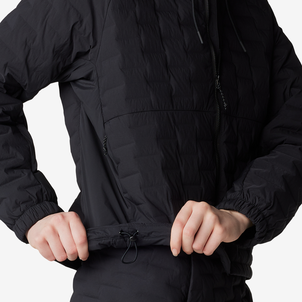 Mountain Hardwear W Stretchdown™ Light Full Zip Hoody in SCHWARZ