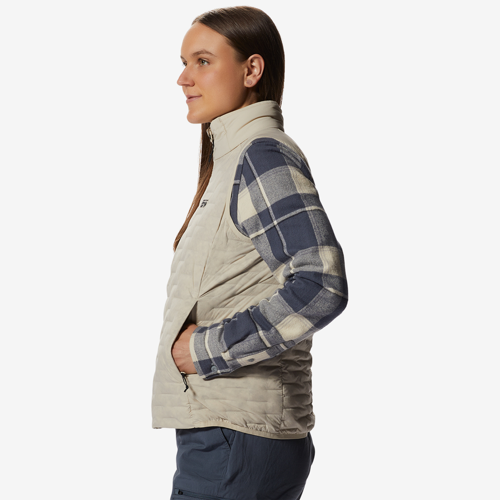 Mountain Hardwear W Stretchdown™ Light Vest in BEIGE