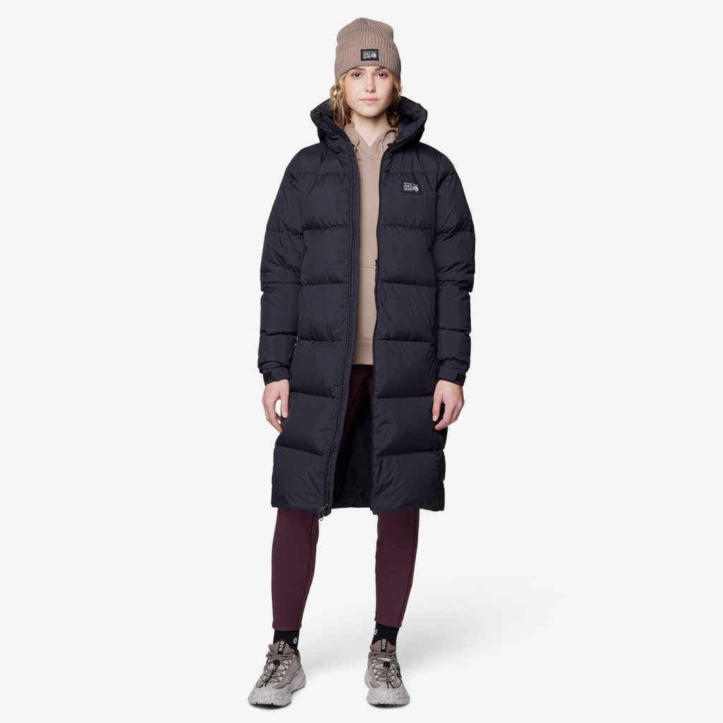 Mountain Hardwear W Nevadan™ Down Long Parka in SCHWARZ