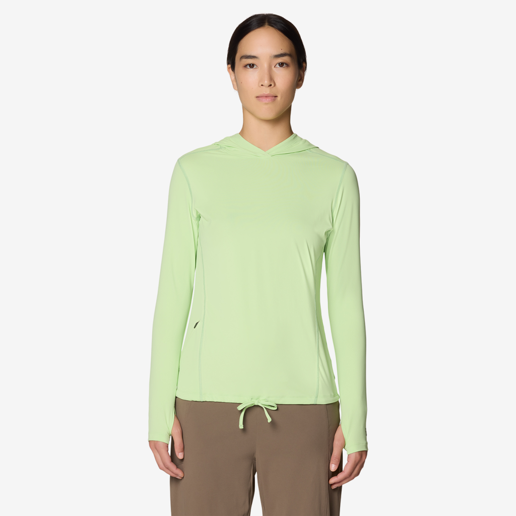 Mountain Hardwear W Crater Lake LS Funktionsshirt für Damen in GELB