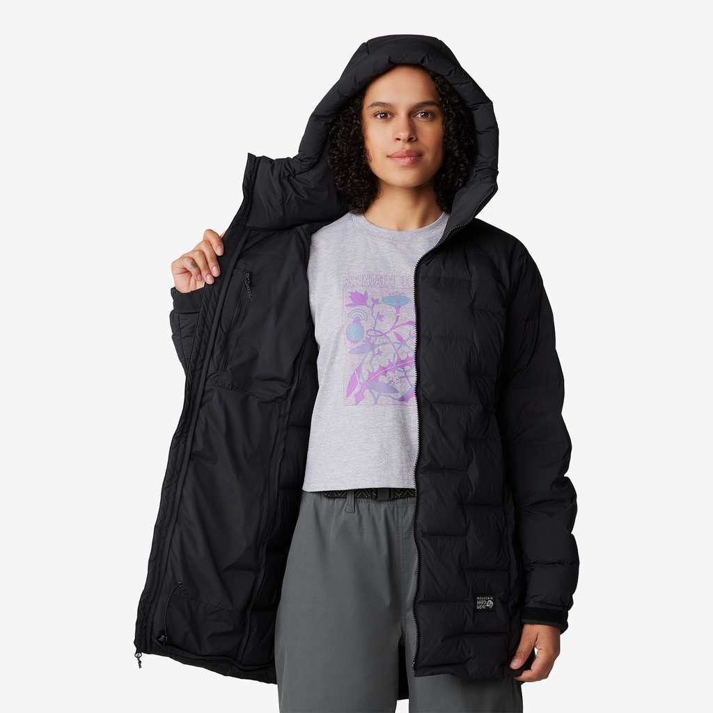 Mountain Hardwear W Stretchdown™ Parka in SCHWARZ