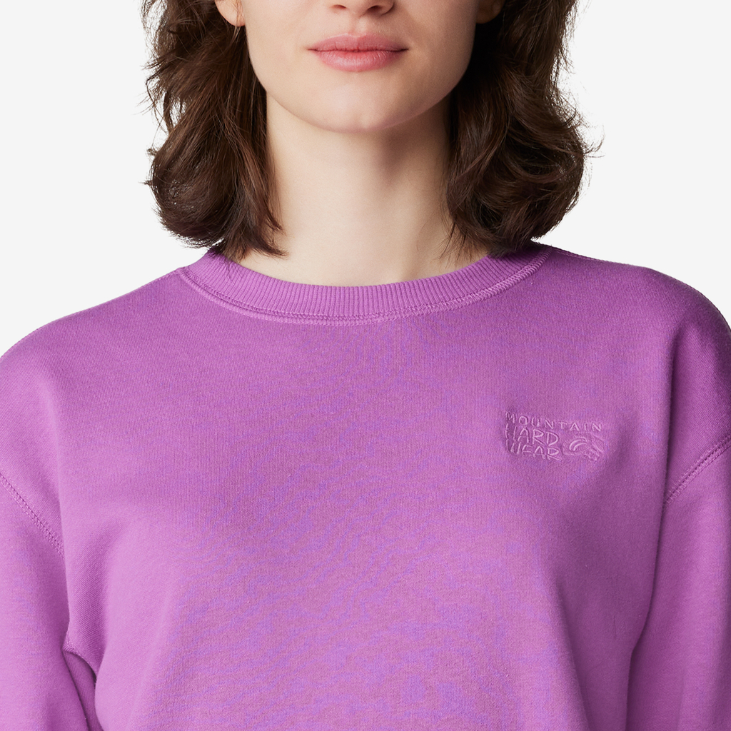 Mountain Hardwear W MHW Logo Pullover Crew in PINK