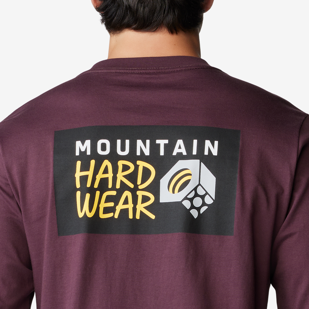 Mountain Hardwear M Box Logo M Long Sleeve in VIOLETT