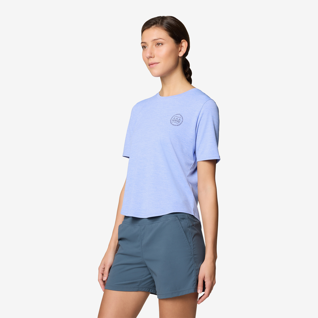 Mountain Hardwear W Sunblocker™ Short Sleeve in VIOLETT