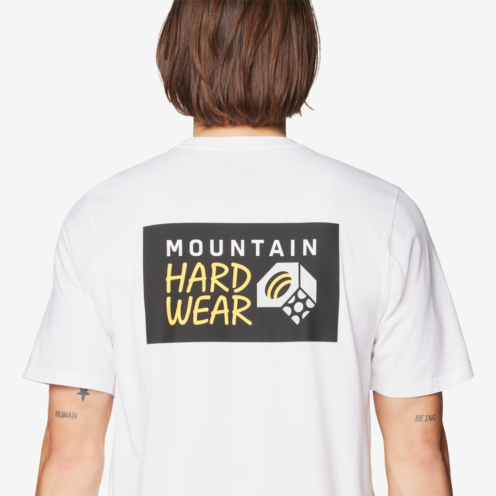 Mountain Hardwear M MHW™ Box Logo Short Sleeve in WEISS