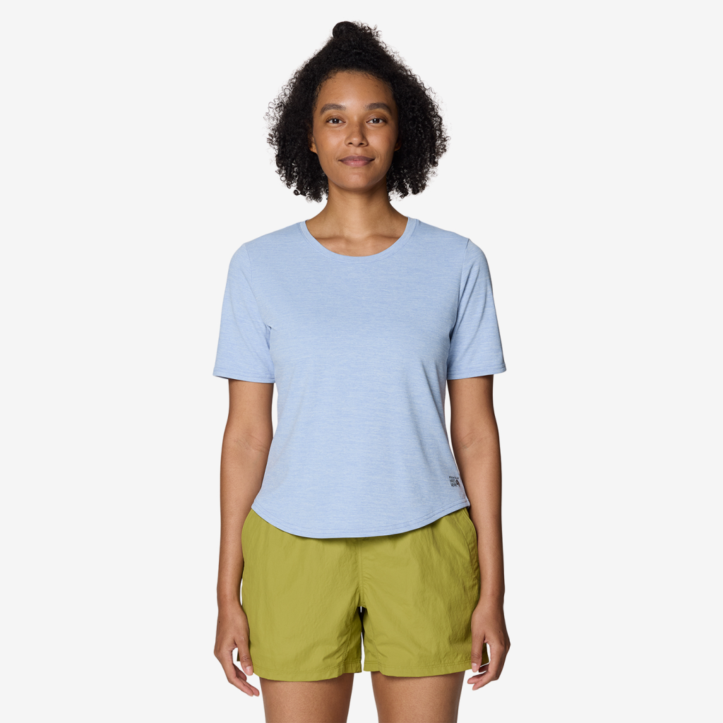 Mountain Hardwear W Sunblocker™ Short Sleeve in BLAU