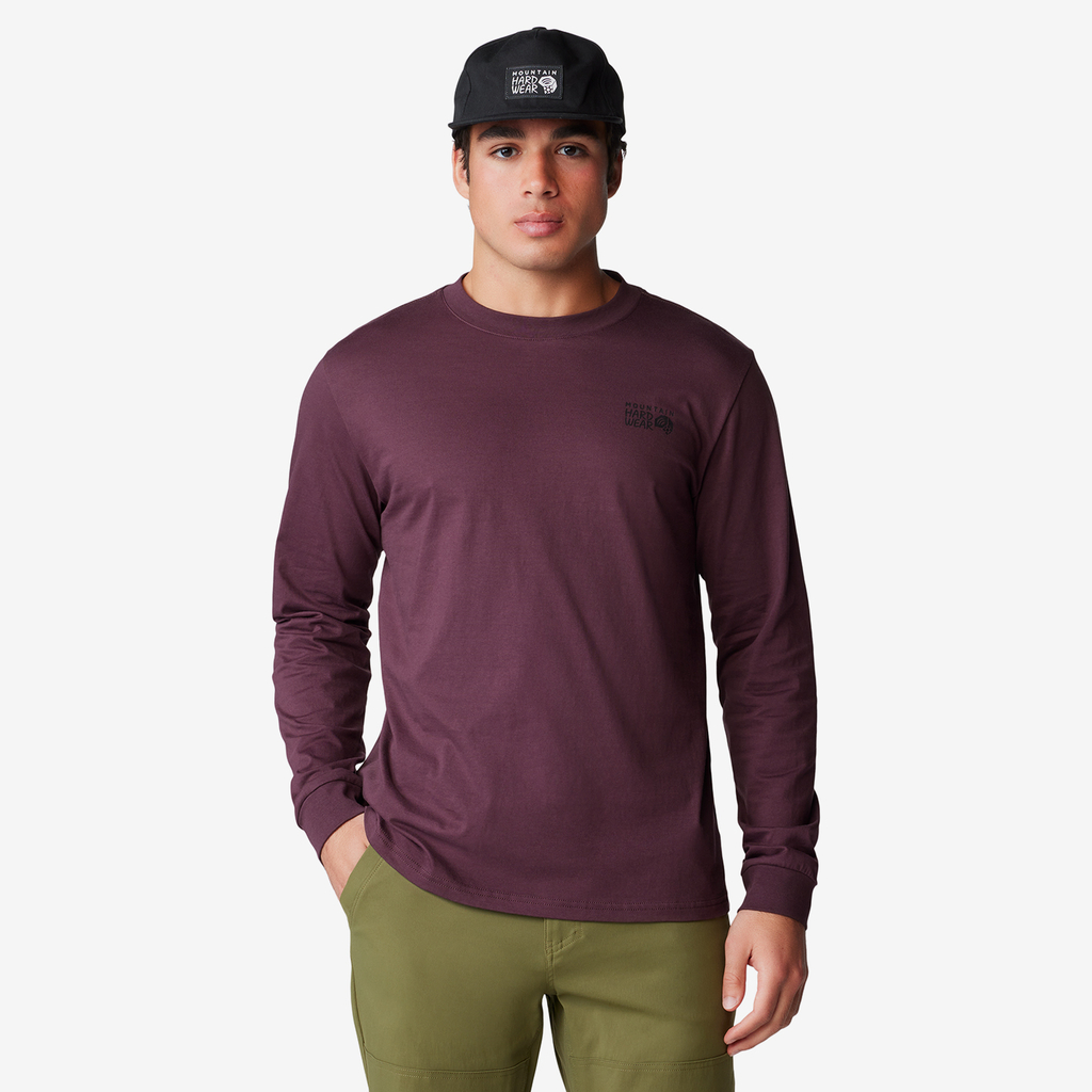 Mountain Hardwear M Box Logo M Long Sleeve in VIOLETT