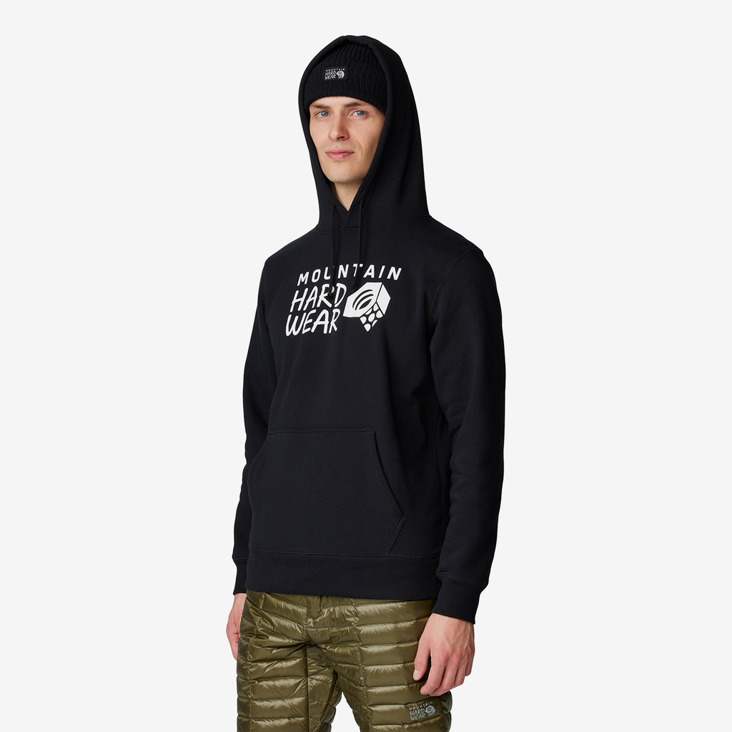 Mountain Hardwear M MHW Logo M PO Hoody in SCHWARZ