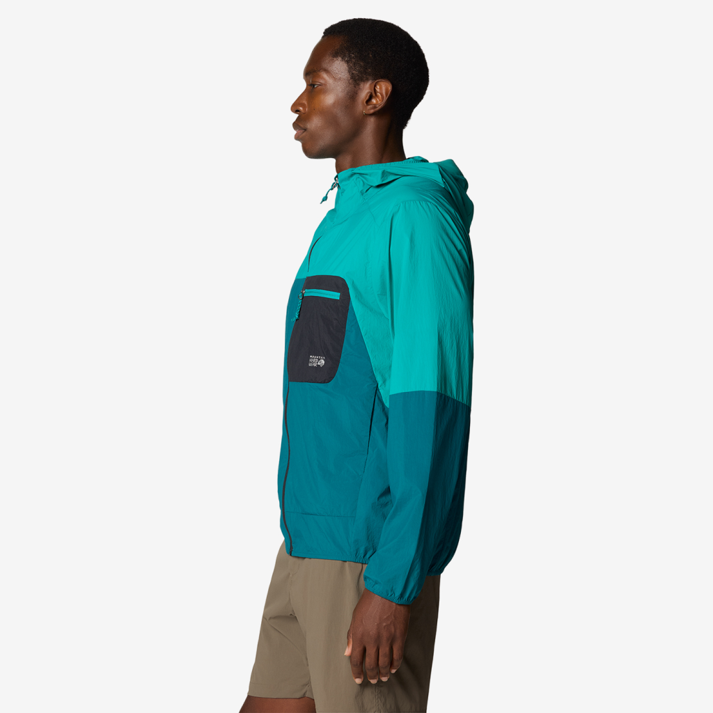 Mountain Hardwear M Wind Veil™ Hooded Jacket in GRÜN