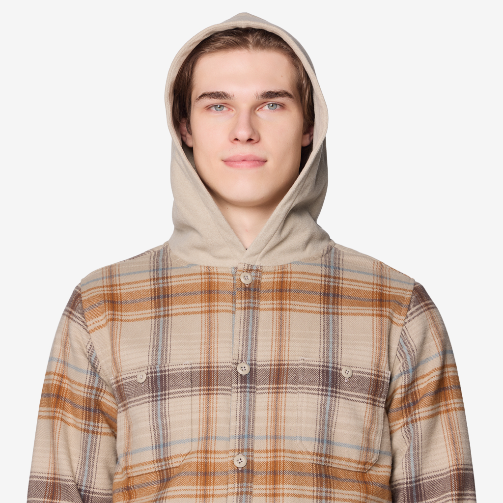 Mountain Hardwear M Plusher™ Microchill Lined Shirt in BEIGE