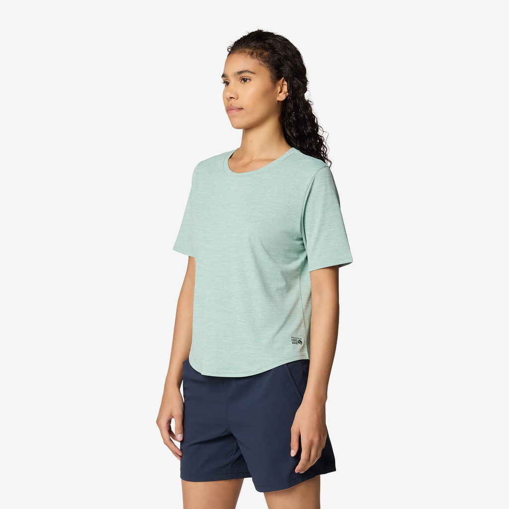 Mountain Hardwear W Sunblocker™ Short Sleeve in GRÜN