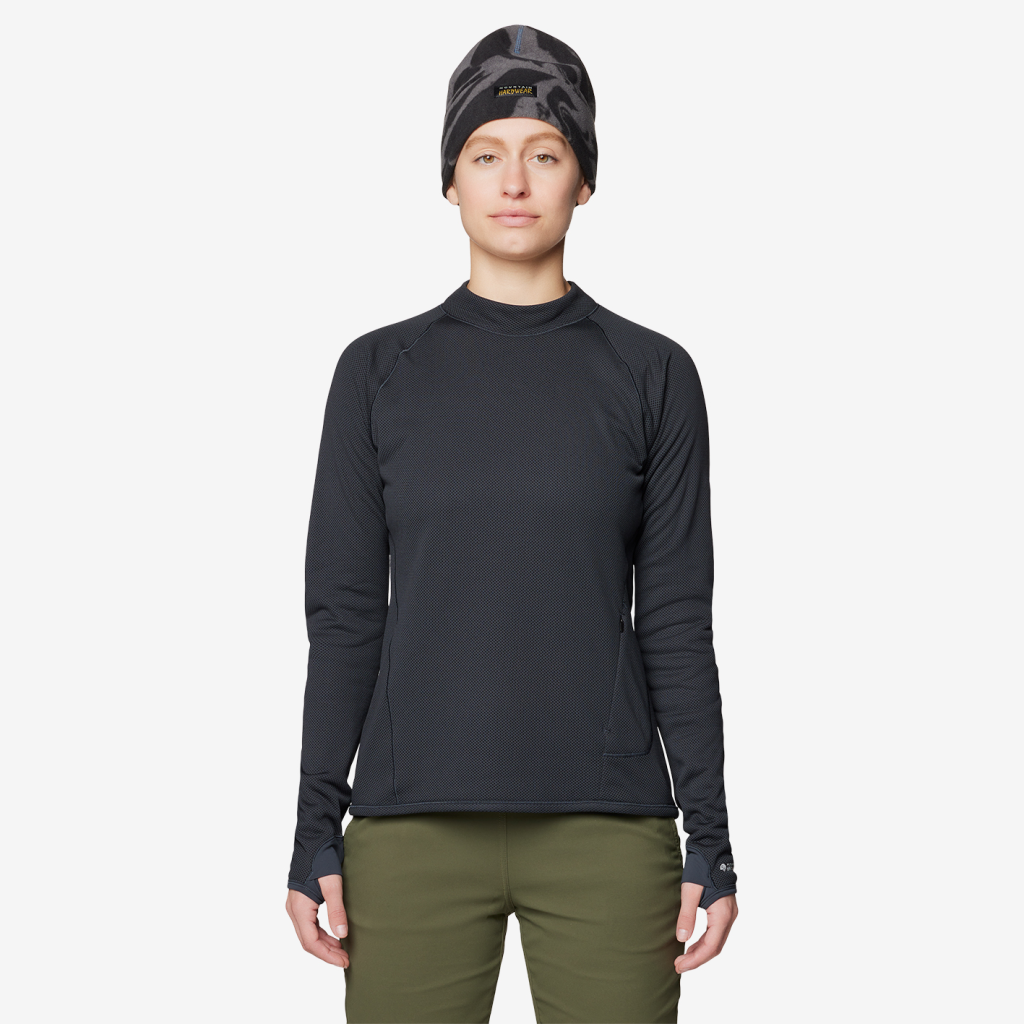 Mountain Hardwear W Airmesh™ Long Sleeve in SCHWARZ