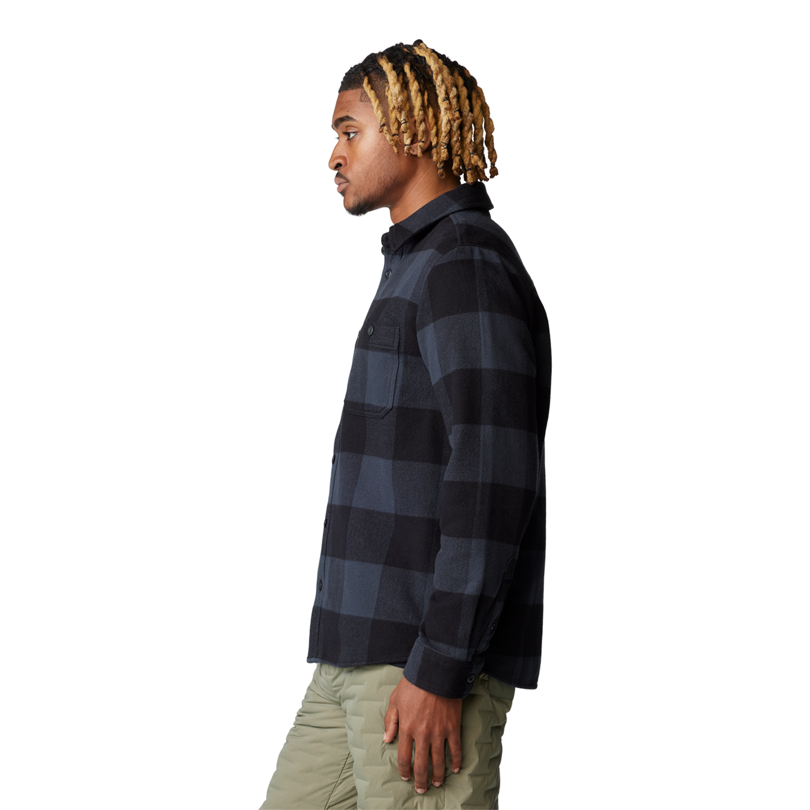 Mountain Hardwear M Plusher™ Long Sleeve Shirt in SCHWARZ