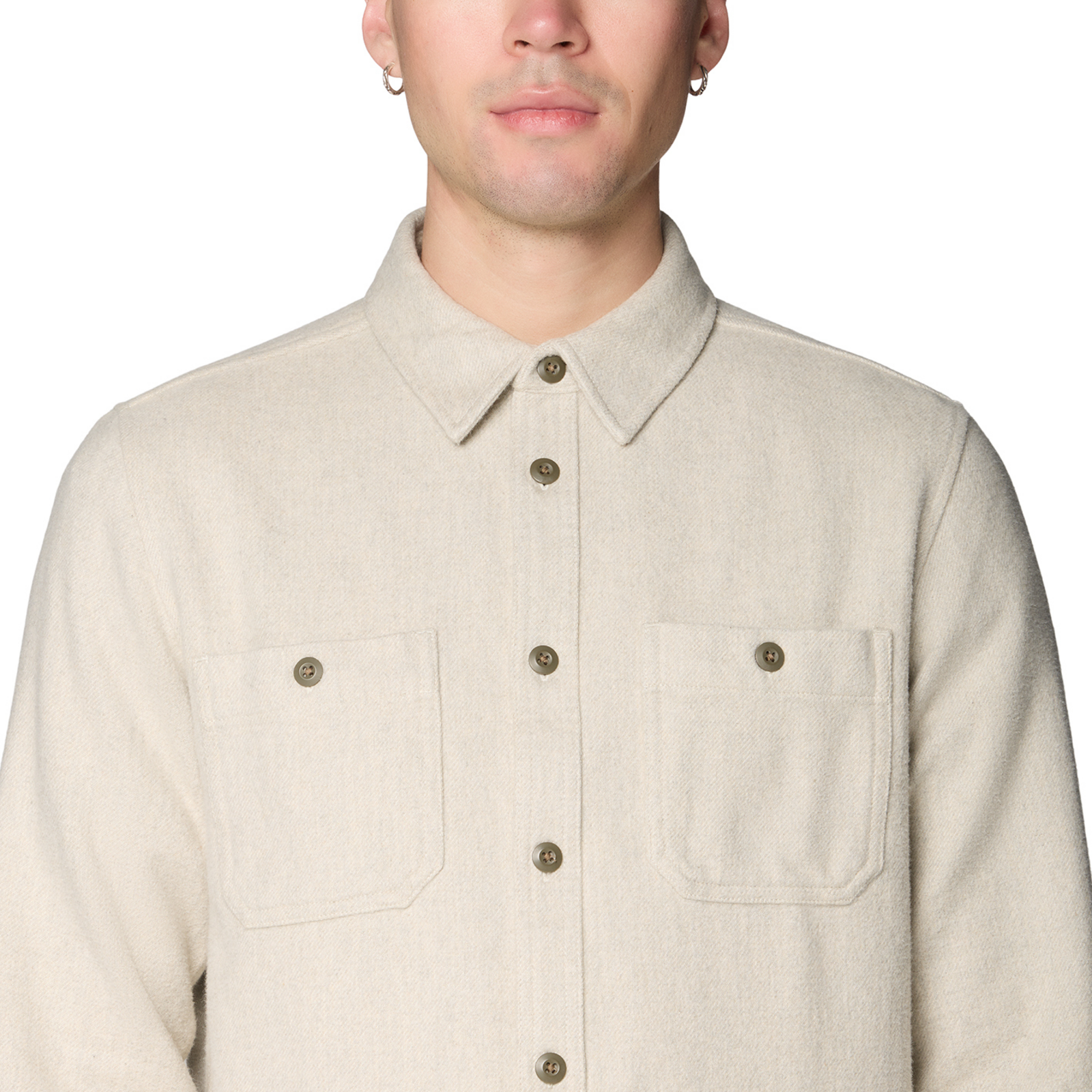 Mountain Hardwear M Plusher™ Long Sleeve Shirt in BEIGE