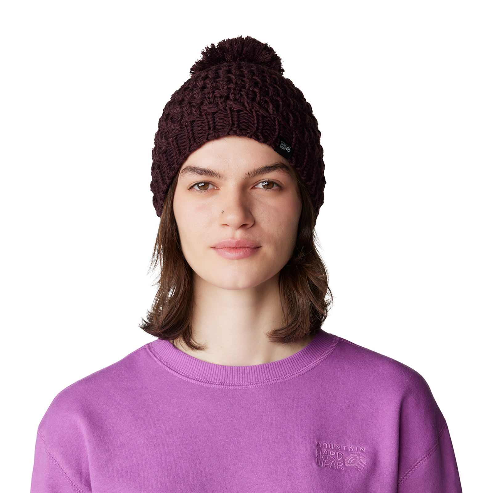 Mountain Hardwear W Snow Capped Beanie in BRAUN
