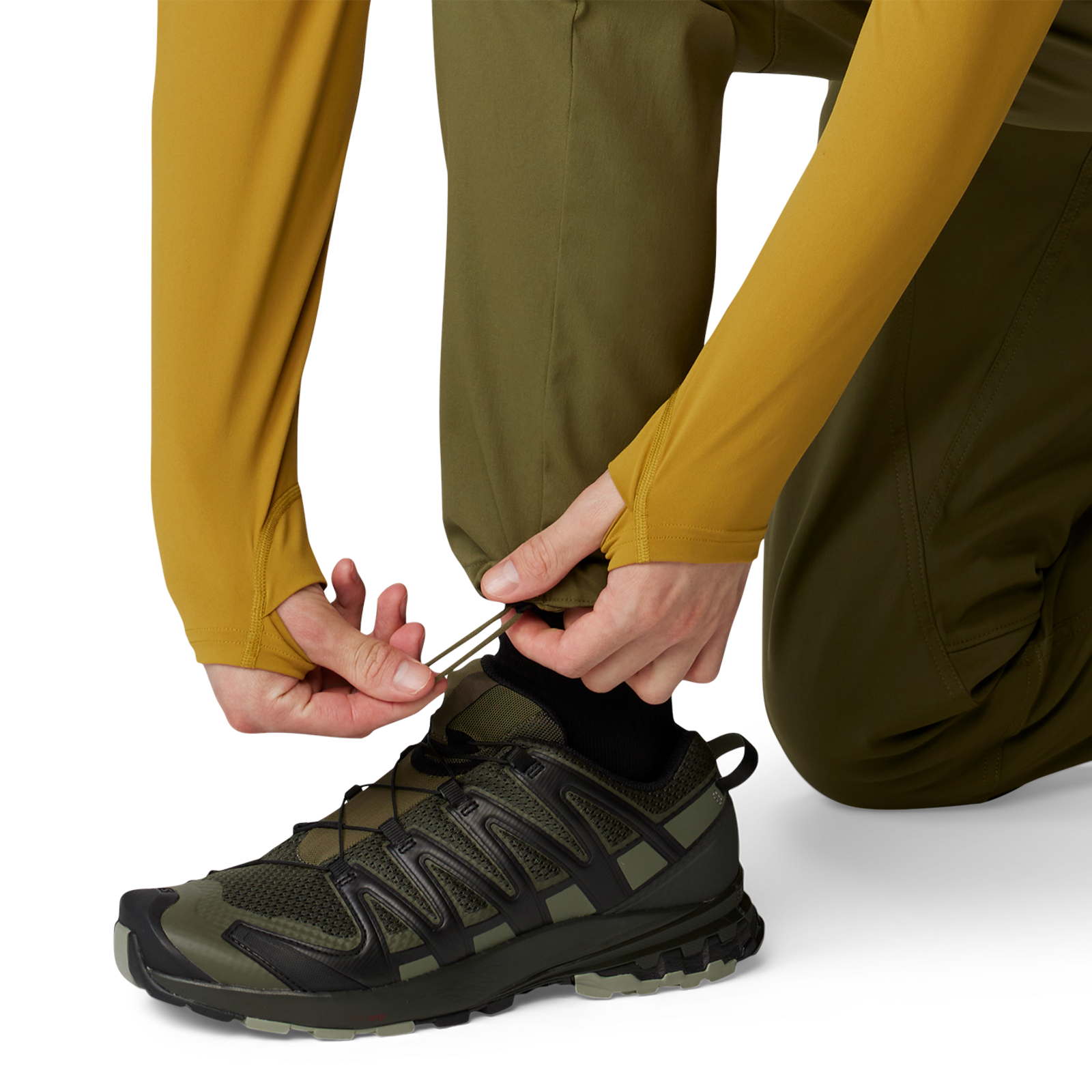 Mountain Hardwear M Hardwear AP™ Active Crossover Pant in GRÜN