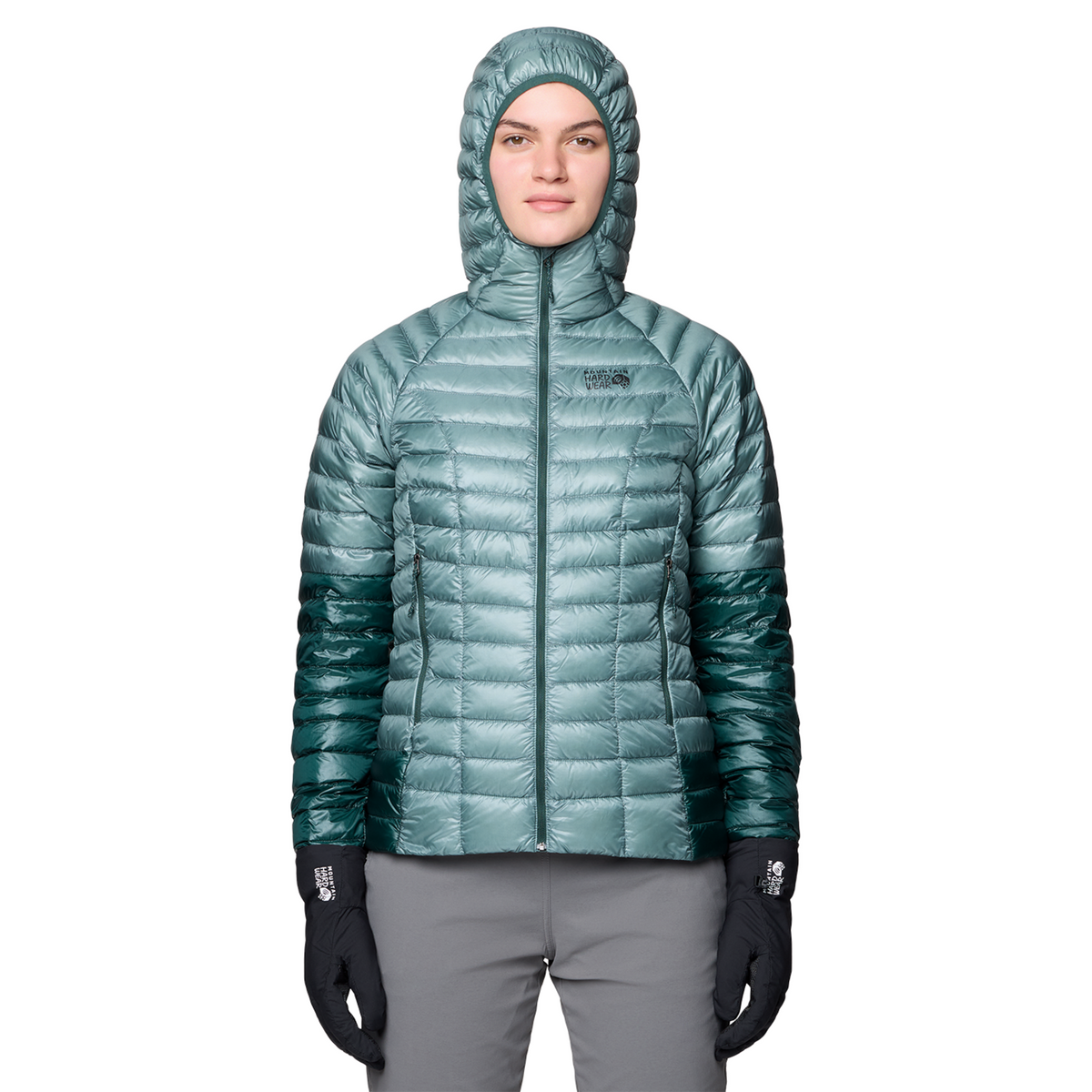 Mountain Hardwear W Ghost Whisperer™ Hoody in GRÜN