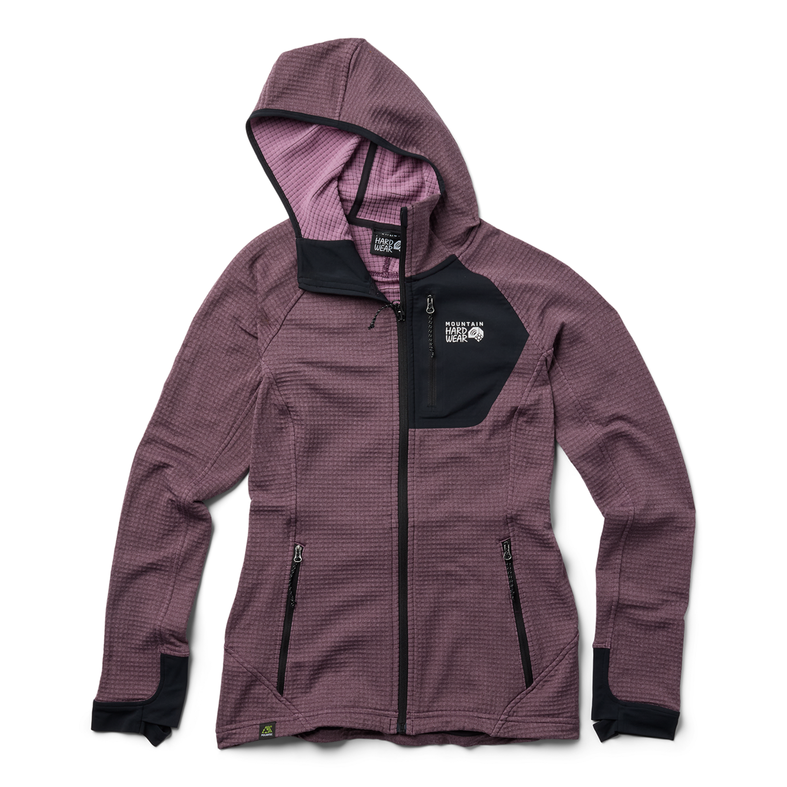 Mountain Hardwear W Polartec® Power Grid™ Full Zip Hoody in VIOLETT
