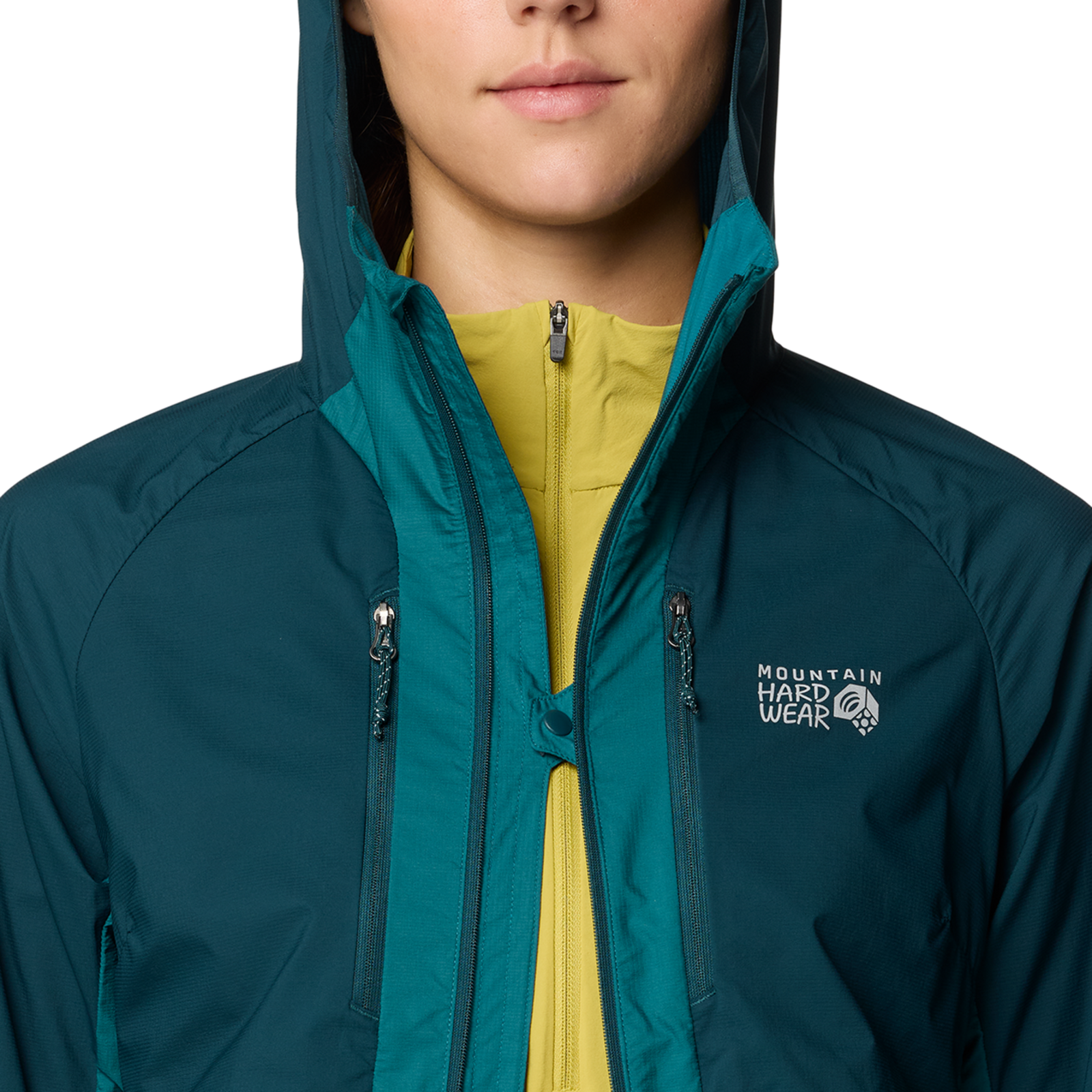 Mountain Hardwear W Kor AirShell™ Hybrid Hooded Jacket in