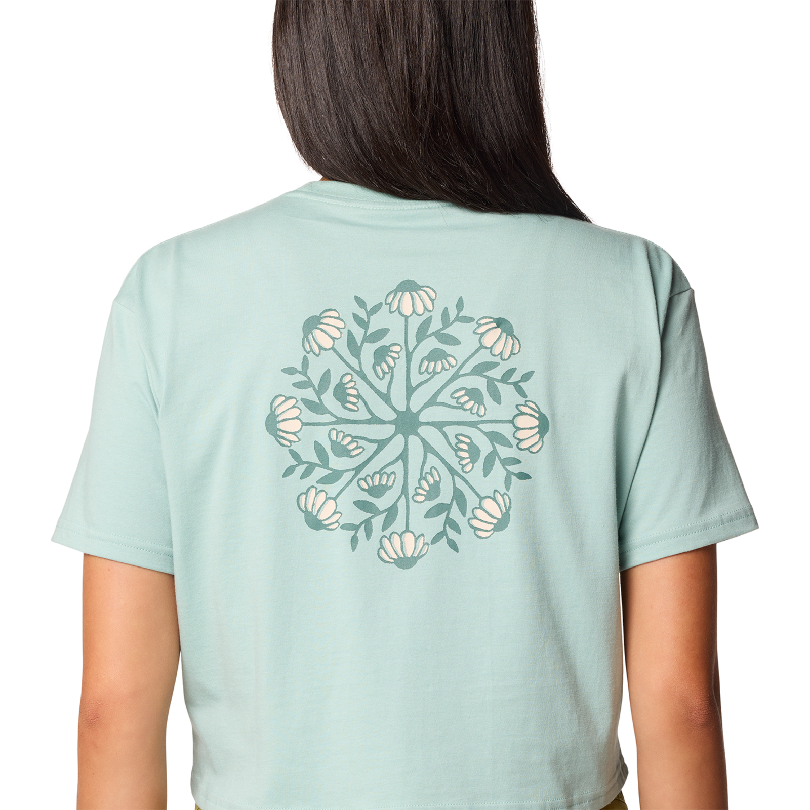 Mountain Hardwear W Seek Floral Boxy Crop Short Sleeve in