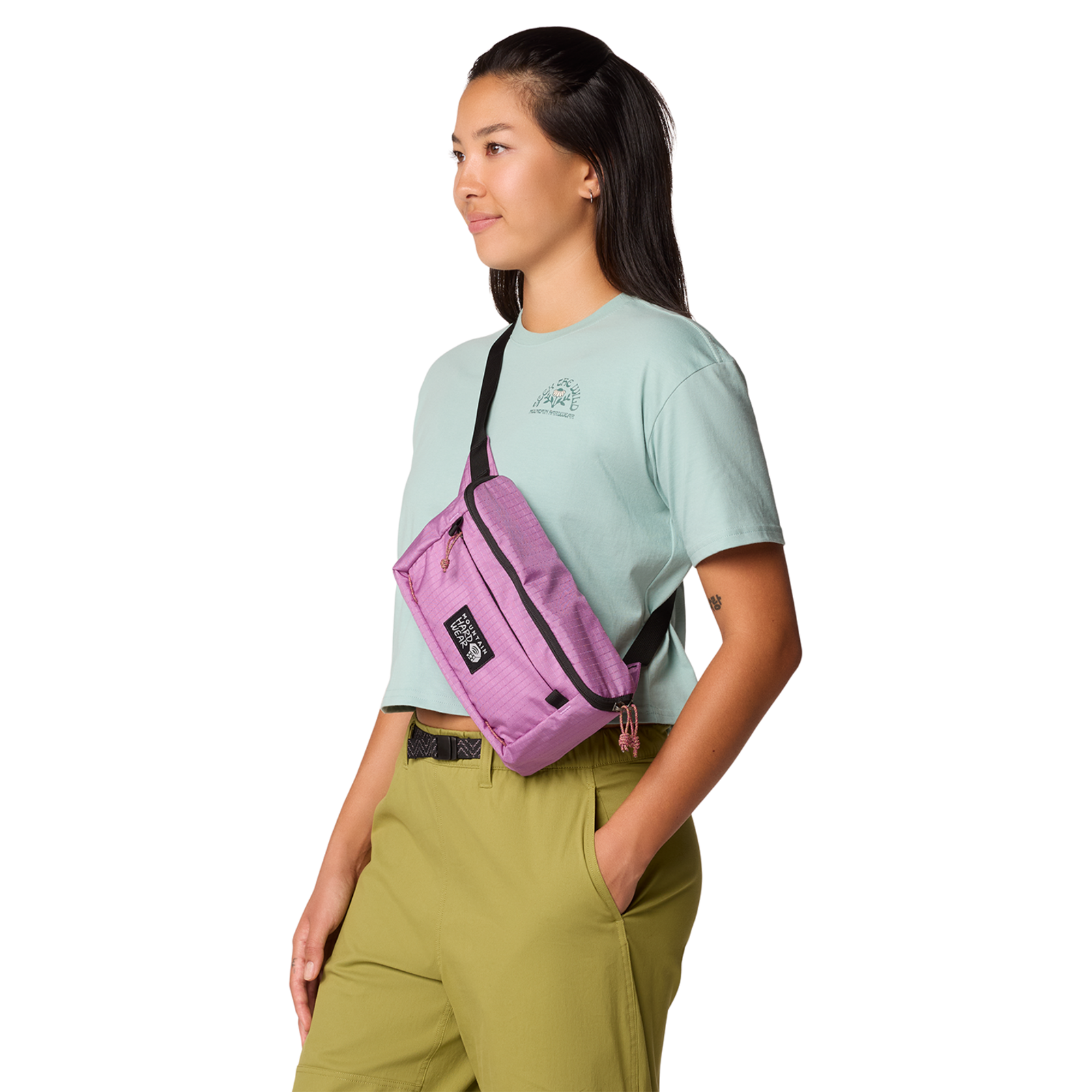 Mountain Hardwear W Seek Floral Boxy Crop Short Sleeve in