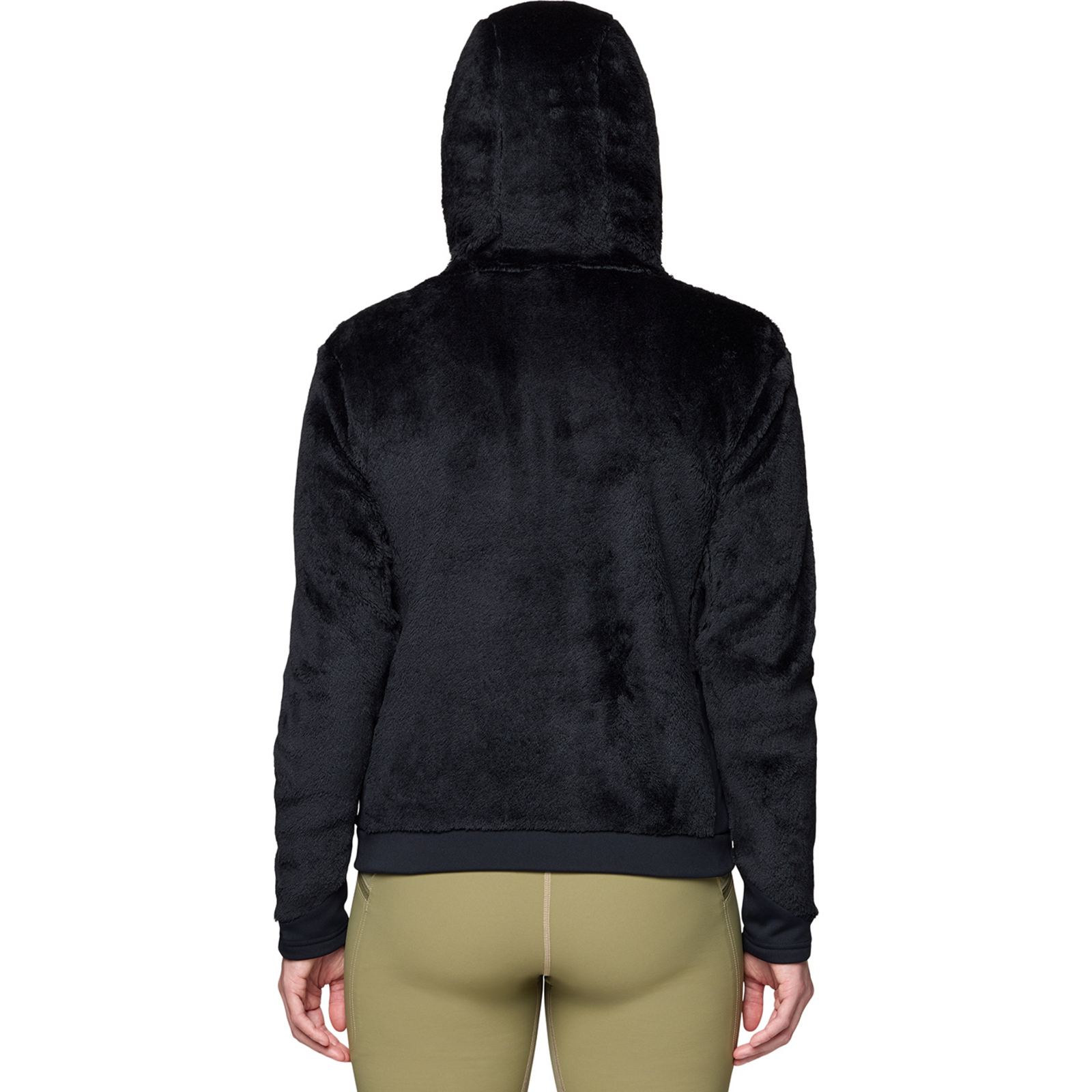 Mountain Hardwear W Polartec® High Loft™ Hooded Jacket in SCHWARZ