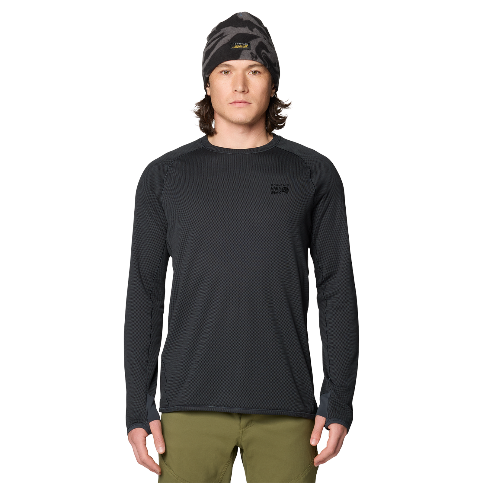 Mountain Hardwear M Airmesh™ Long Sleeve in SCHWARZ