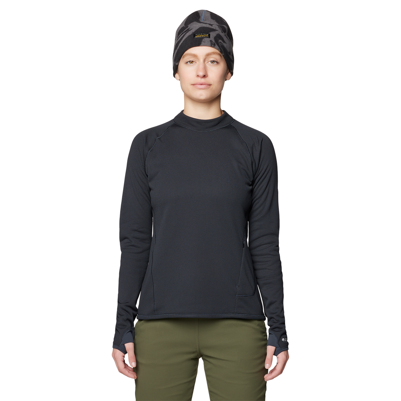Mountain Hardwear W Airmesh™ Long Sleeve in SCHWARZ